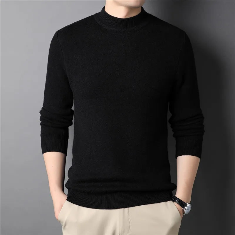 Suéter Masculino Básico Moderno - Gola Média